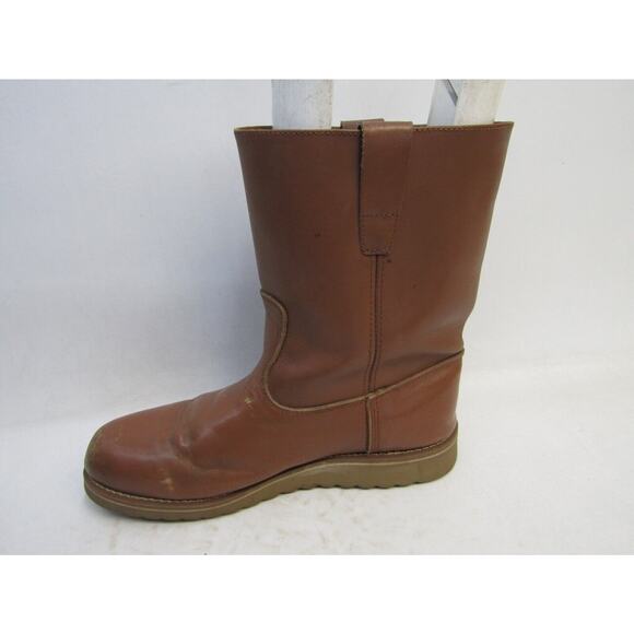 Honcho Mens Size 12 D Brown Leather Roper Cowboy Western Boots main image 7